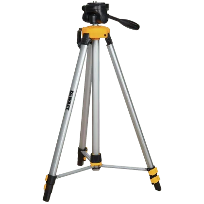 DEWALT Laser Level Tripod, ¼ x 20 Thread Mount, Collapsible Legs, Non-Skid Feet, Carrying Pouch.